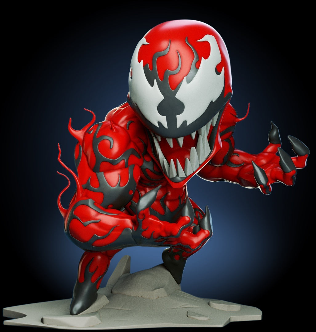 Carnage Monster — Deluxe/Showcase Horror Chibi Collectible | Chibi3D