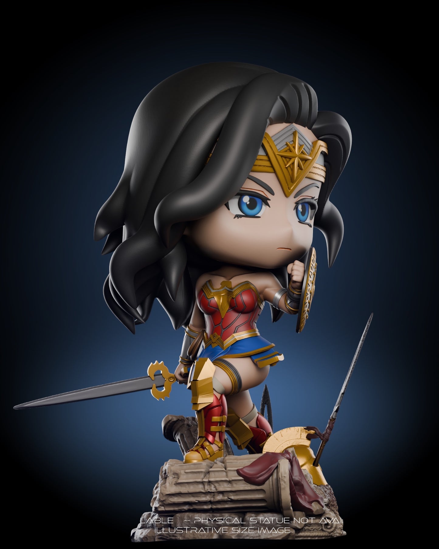 Wonder Woman — Fan Favorite Chibi Collectible | Chibi3D
