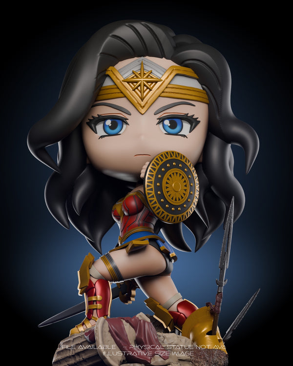 Wonder Woman — Fan Favorite Chibi Collectible | Chibi3D