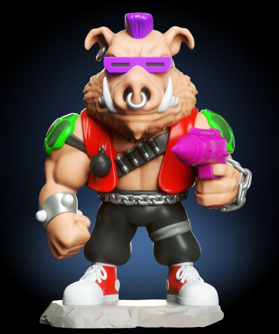 Punk Boar — Deluxe Villain Chibi Collectible | Chibi3D