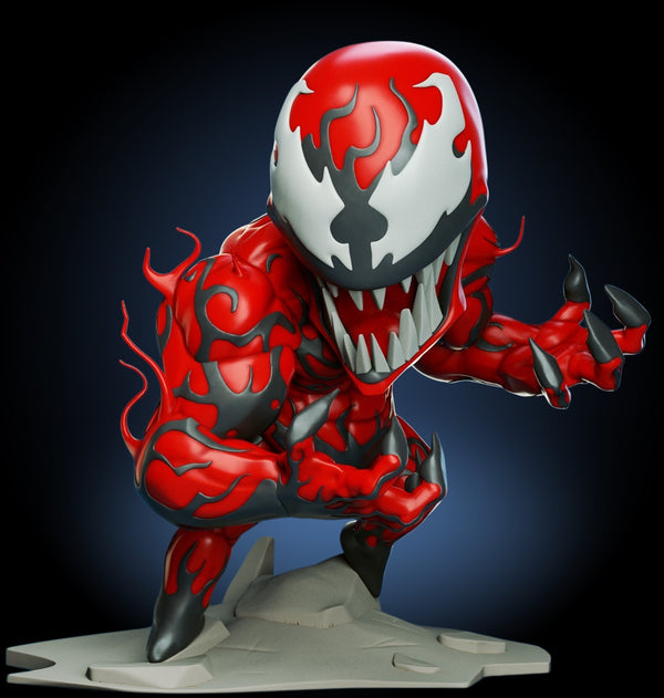 Carnage Monster — Deluxe/Showcase Horror Chibi Collectible | Chibi3D