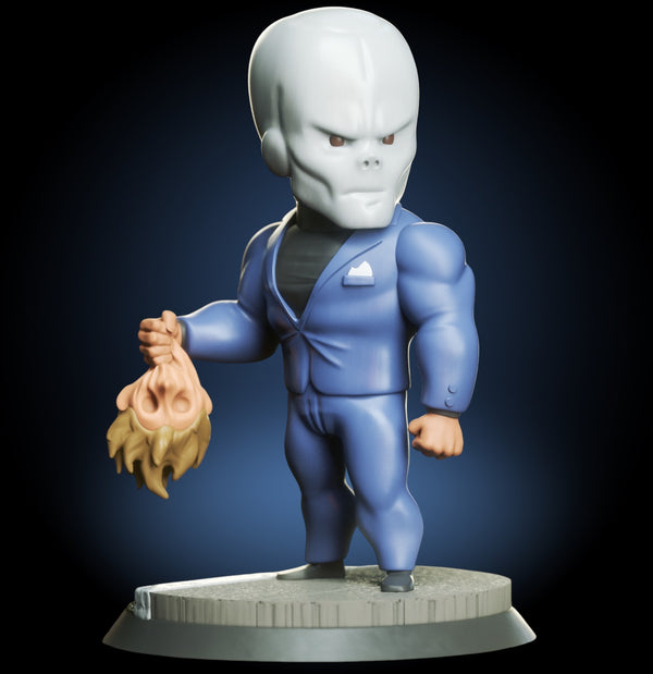 Masked Business Villain — Mini/Standard Horror Chibi Collectible | Chibi3D