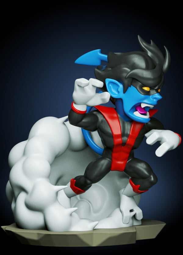 Shadow Demon Teleporter — Mini/Standard Fantasy Chibi Collectible | Chibi3D